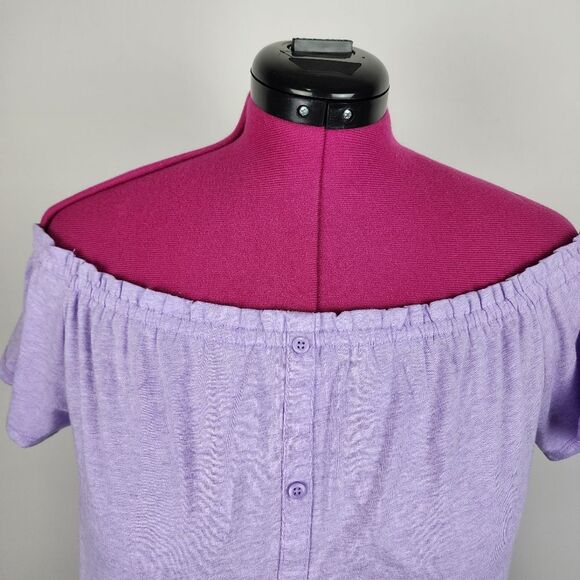 The Children's Place Violet Short Sleeve Off Shoulder Top Girls Size XXL (16) - Picture 12 of 16